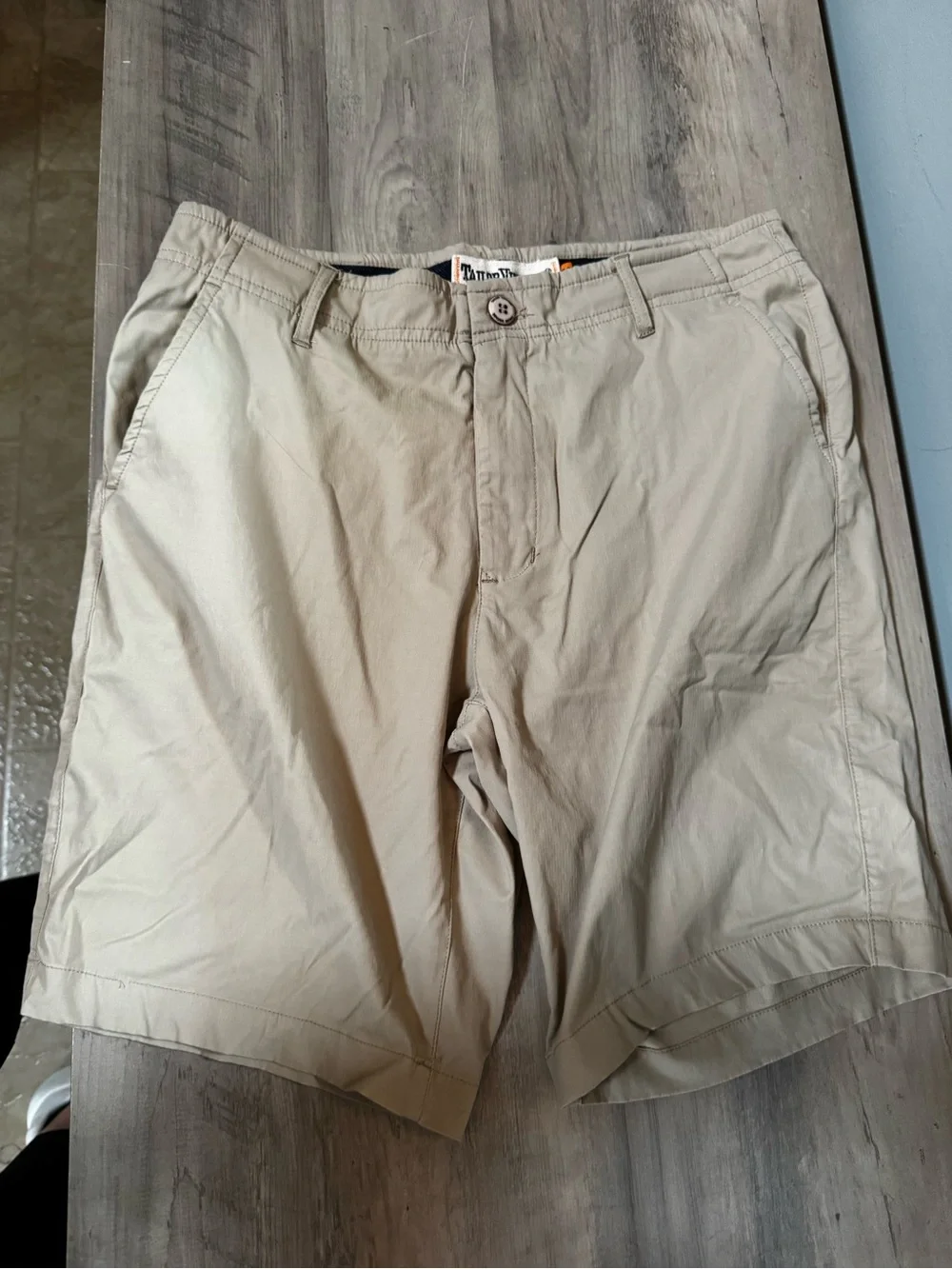 Tailor Vintage Khaki Flat-Front Men's Shorts